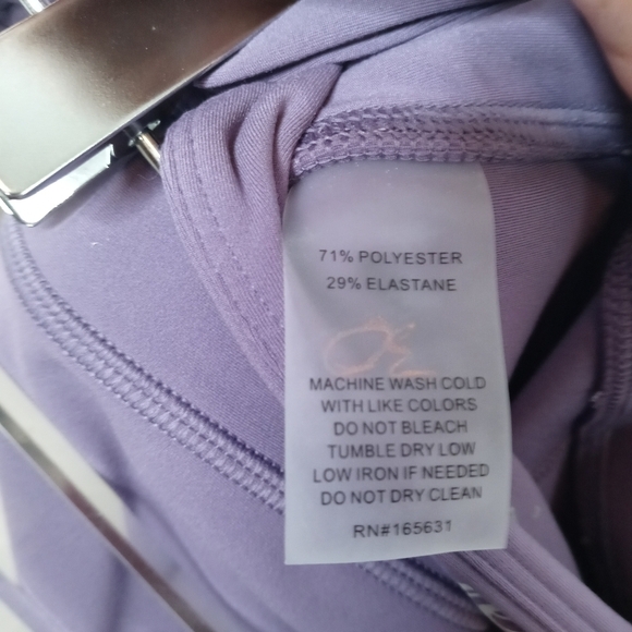 Johnny Was Calme Purple Cutout Leggings - Picture 6 of 7